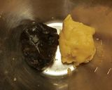 ココアとかぼちゃのマーブルマヨクッキー作り方2写真