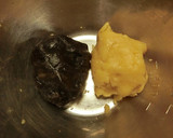 ココアとかぼちゃのマーブルマヨクッキー作り方2写真