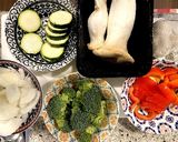 アンコールワットの青胡椒と野菜の炒め物作り方1写真