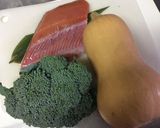 鮭とバターナッツのシチュウ作り方1写真