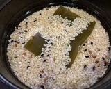 土鍋で炊く玄米栗ごはん作り方3写真
