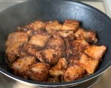 簡単に、ガッツリごはん【味噌豚ばら丼】作り方5写真