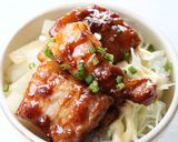 簡単に、ガッツリごはん【味噌豚ばら丼】作り方7写真