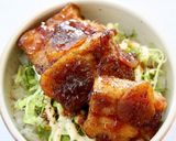 簡単に、ガッツリごはん【味噌豚ばら丼】作り方9写真