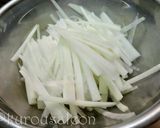 大根と柿de超簡単美味しいサラダ作り方1写真