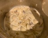 スフレオムレツ キノコとチーズのソース作り方7写真