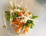 レンジで簡単野菜たっぷりラーメンの具作り方3写真