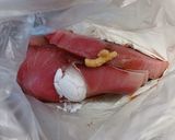 ぶりの照り焼きにトロロ✨作り方3写真