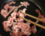 大根間引き菜のヘルシー中華丼作り方3写真