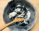植物性★お豆腐と黒ゴマのケーキ作り方1写真