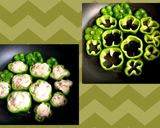 ふっくらトロとろピーマンの山芋詰め焼き♪作り方3写真