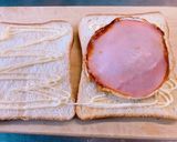 朝食に♪トロトロお好み焼き風サンドイッチ作り方7写真