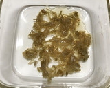 豆苗とザーサイの和え物作り方1写真