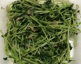 豆苗とザーサイの和え物作り方3写真