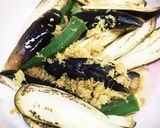 茄子とオクラの中華風レンジ蒸し作り方1写真