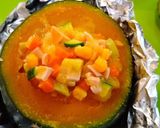 栗カボチャ皮まで食べよう丸ごとグラタン作り方7写真