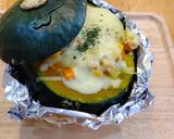 栗カボチャ皮まで食べよう丸ごとグラタン作り方10写真