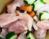 全てレンジ野菜たっぷりチキン南蛮風作り方13写真