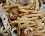 サッポロポテト☆カリカリ豚肉ちくわ焼き♪作り方2写真