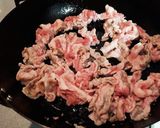 白菜と豚薄切り肉キノコのとろ～り味噌旨煮作り方3写真