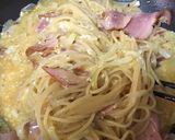 ふわトロ卵とベーコンのパスタ作り方4写真