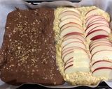 りんごとチョコの天板ケーキ作り方5写真
