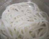 納豆カルボナーラうどん作り方1写真