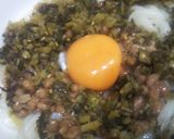 納豆カルボナーラうどん作り方6写真
