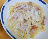 カルボナーラ風(？)チーズクリームパスタ作り方10写真