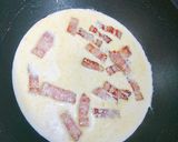 カルボナーラ風(？)チーズクリームパスタ作り方3写真