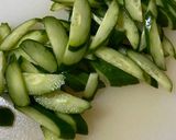 きゅうりとツナの塩昆布和え作り方1写真