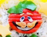フォートナイト☆キャラ弁☆トマトヘッド作り方2写真