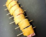 くるくる♪油揚げの豚肉大葉巻き作り方3写真