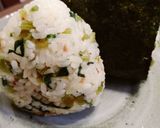 梅干し菜飯のおむすび作り方3写真