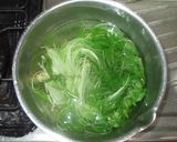 水菜ツナ缶のゴマあえ♪簡単作り方3写真