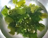 きゅうりとワカメの酢の物～かぼすでどうぞ作り方1写真