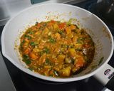 奈良のいろどりキーマカレー作り方6写真