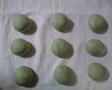 HB捏ね～よもぎあんぱん作り方2写真