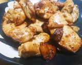 鶏胸肉のニンニクバター醤油炒め‼️作り方8写真