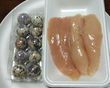 ささ身の柚子こしょう揚げとうずら卵煮作り方1写真