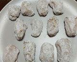 ささ身の柚子こしょう揚げとうずら卵煮作り方5写真