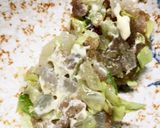 全てレンジ味噌ダレメンチカツとじ丼作り方8写真