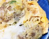 全てレンジ味噌ダレメンチカツとじ丼作り方16写真