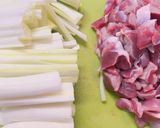♡甘くてシャキッやみつき♡長ネギ砂肝炒め作り方1写真