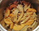 ＊きのことがんもの煮物＊作り方6写真