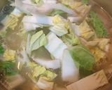 白菜のお味噌汁作り方4写真