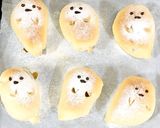 カボチャ餡入り♪手ごねで！お化けパン作り方13写真