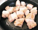 さんざしジュースで作る豚肉の角煮作り方1写真