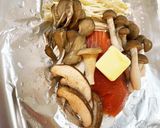 秋鮭ときのこのホイル焼き作り方2写真