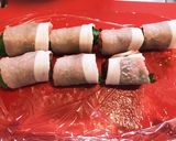 フライパンdeチーズ入り豚肉ロールフライ作り方6写真
